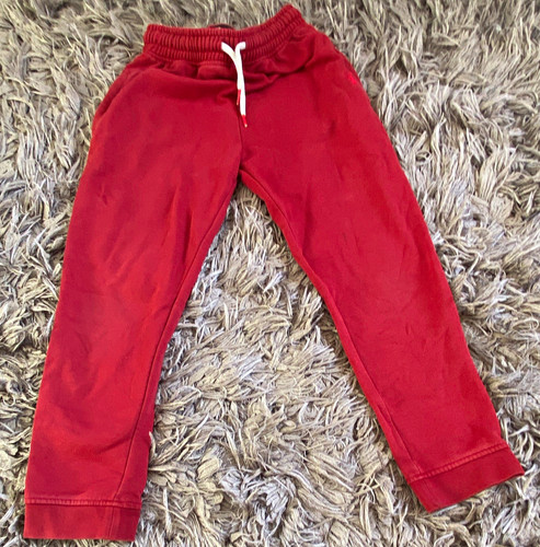 Next boys red - slim, fleece