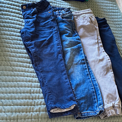 Boys denim jogger trousers - boys,