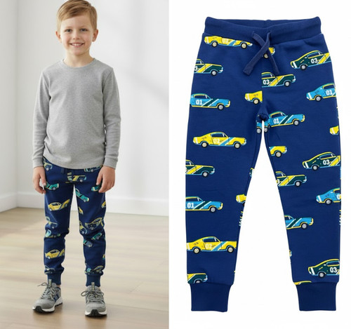 Boys car joggers blue - boys,