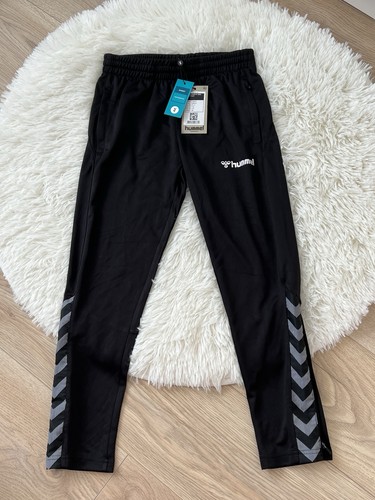 Hummel boys black joggers - boys, poly